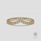 gold chevron wedding band3
