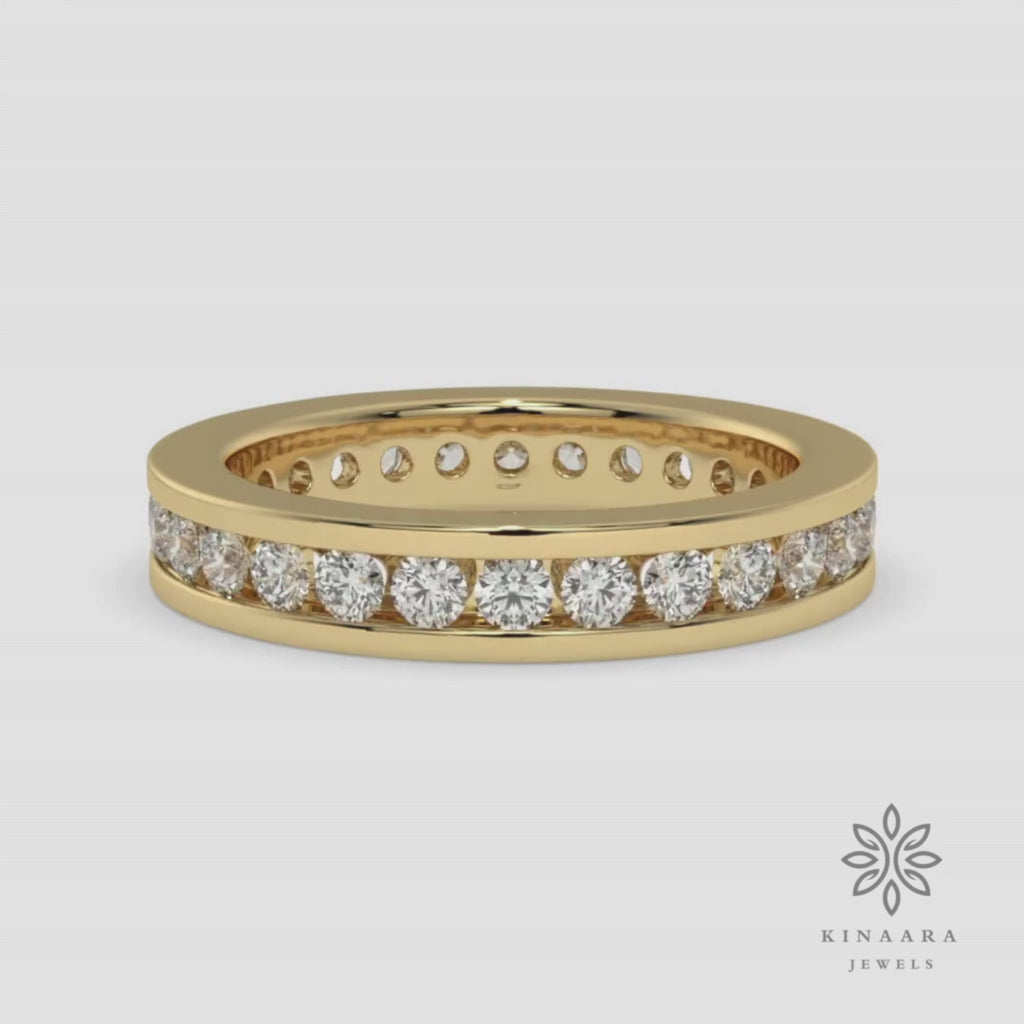 moissanite channel set wedding band2