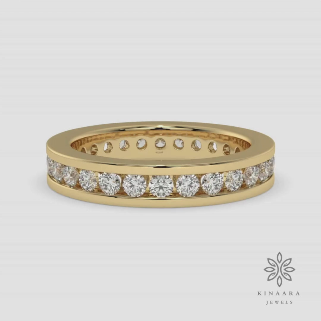 moissanite channel set wedding band2