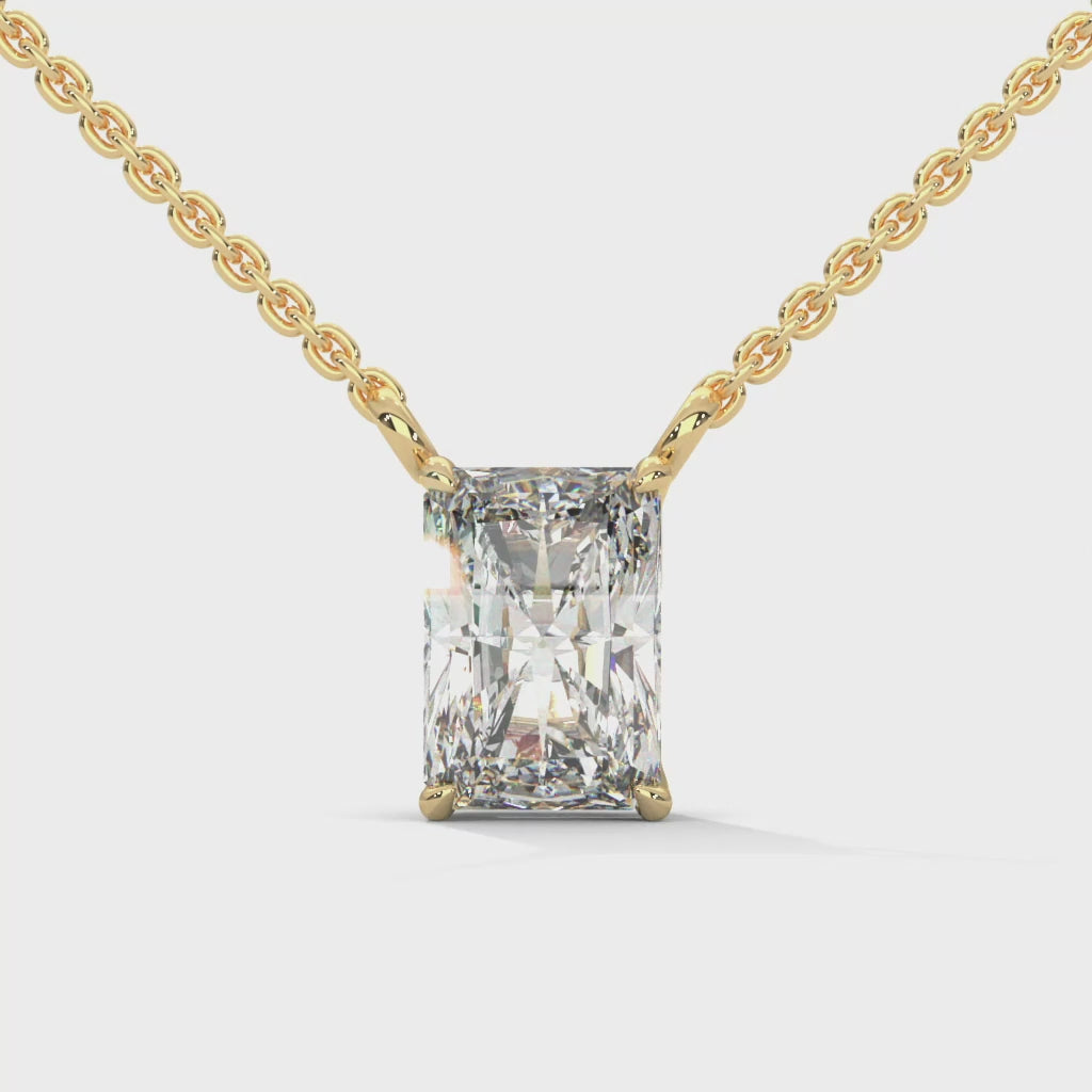Elegant Radiant-Cut Lab-Grown Diamond