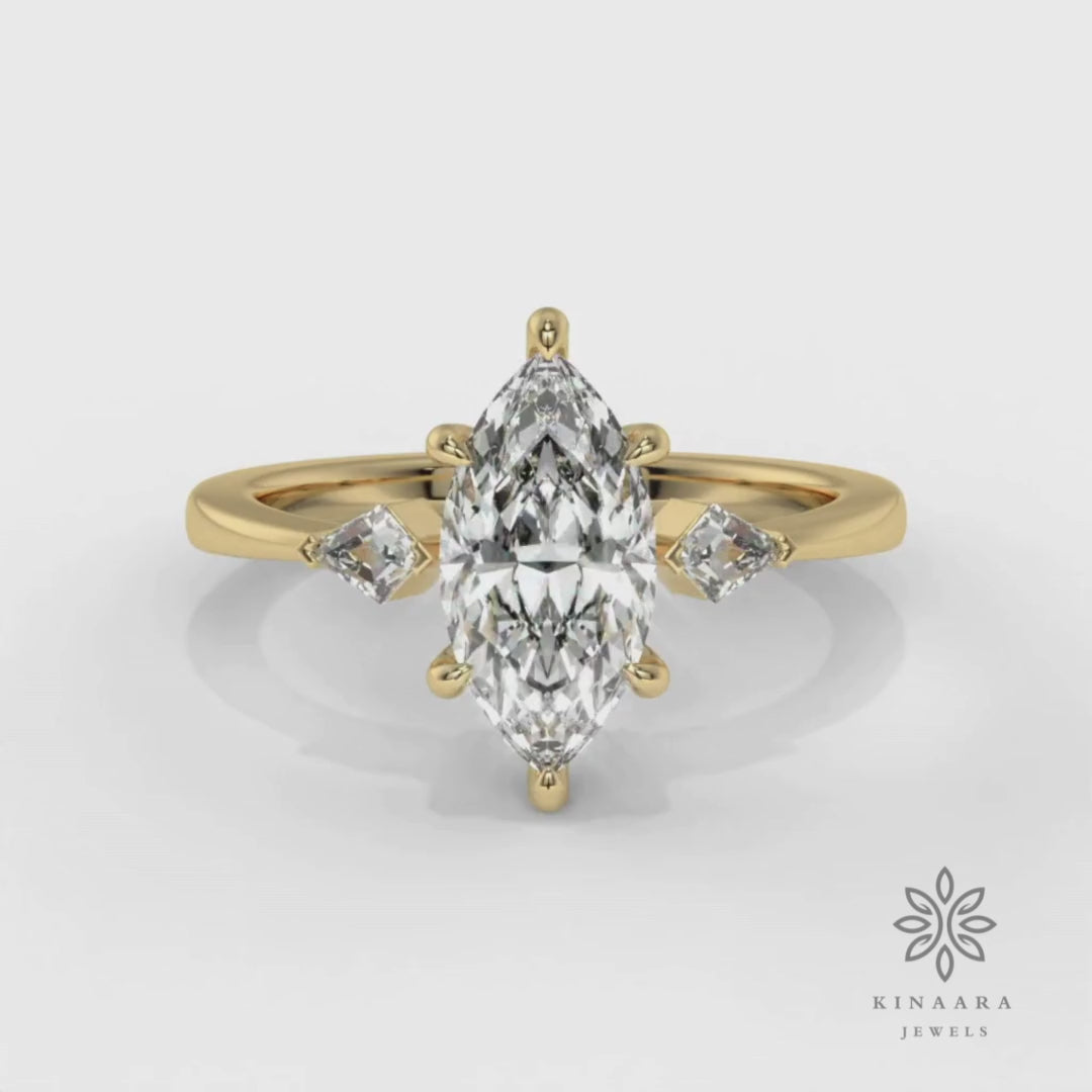 three stone marquise engagement ring4