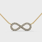 lab grown diamond pendant in 18k gold
