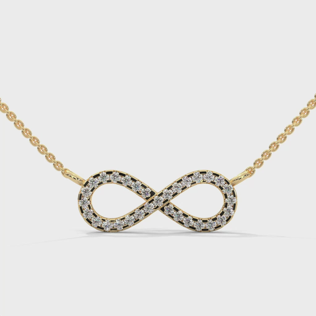 lab grown diamond pendant in 18k gold