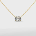 diamond pendant with chain