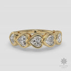 heart shaped lab created diamond ring1