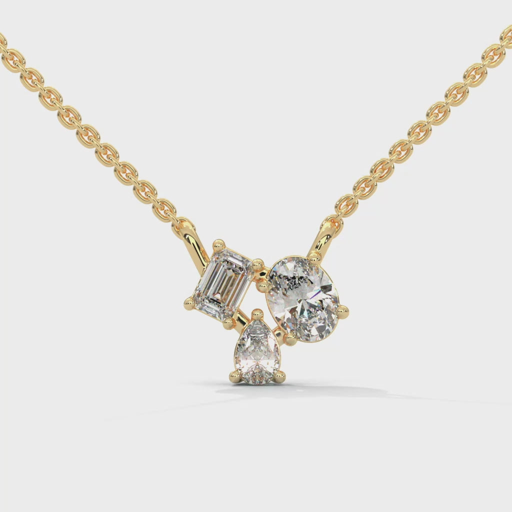 cluster trio pendant