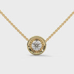 Round Cut Bezel Set Diamond Jewelry

