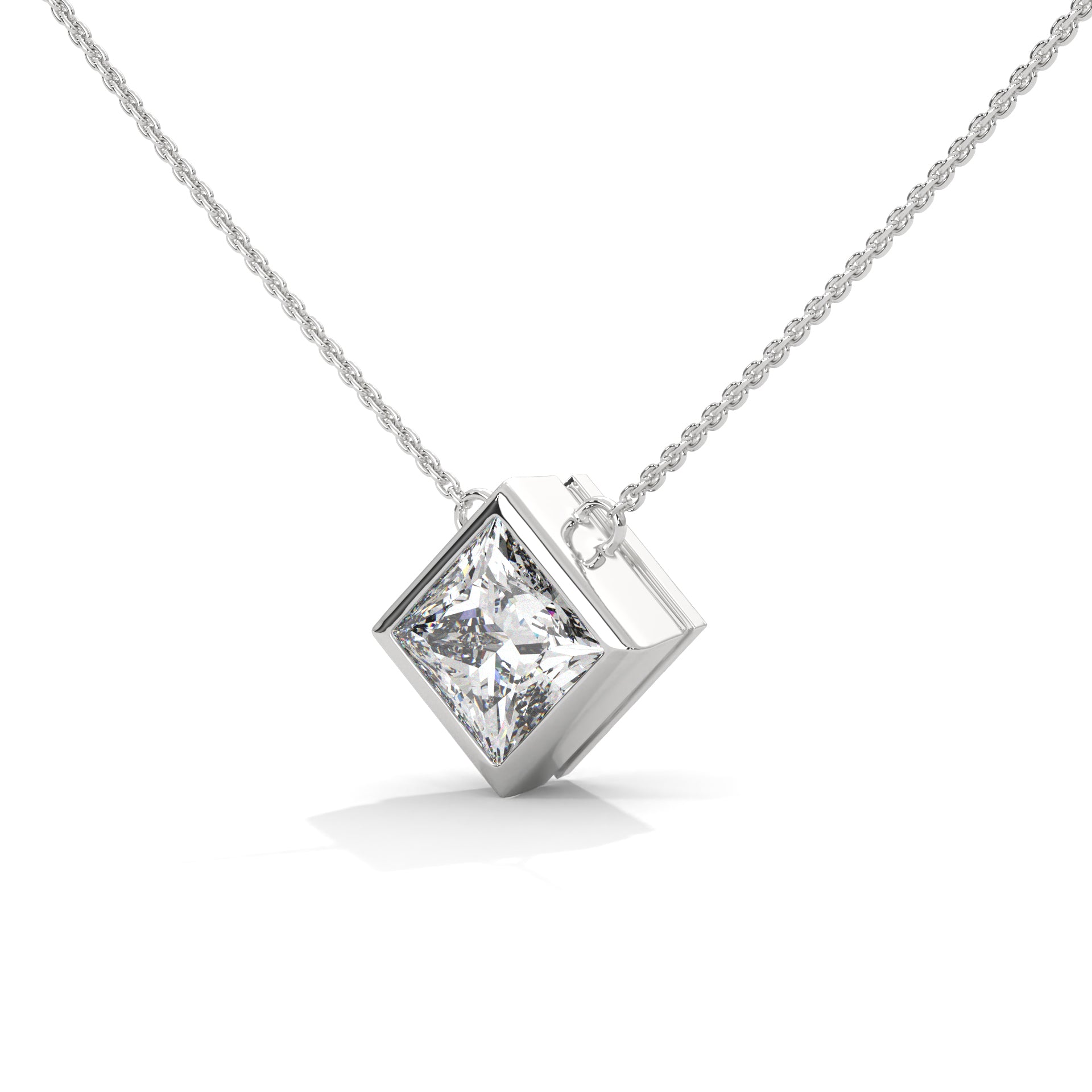 princess cut lab grown diamond