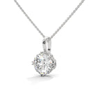 round brilliant diamond solitaire pendant