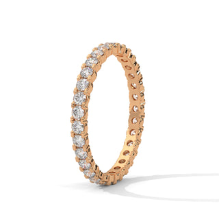 round cut moissanite eternity band Online