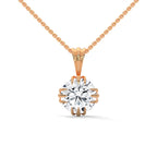 round diamond pendent