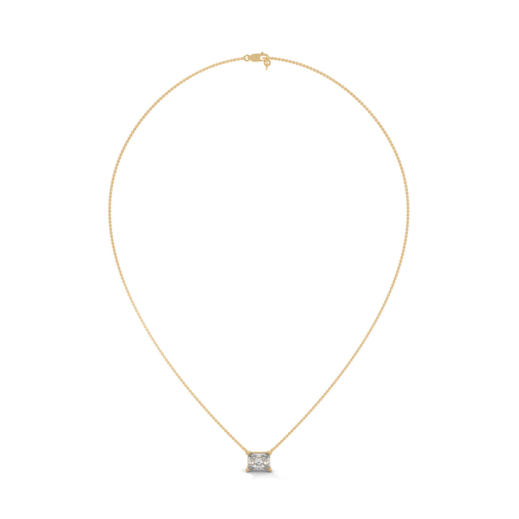 solitaire diamond necklace women