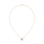 solitaire diamond necklace women