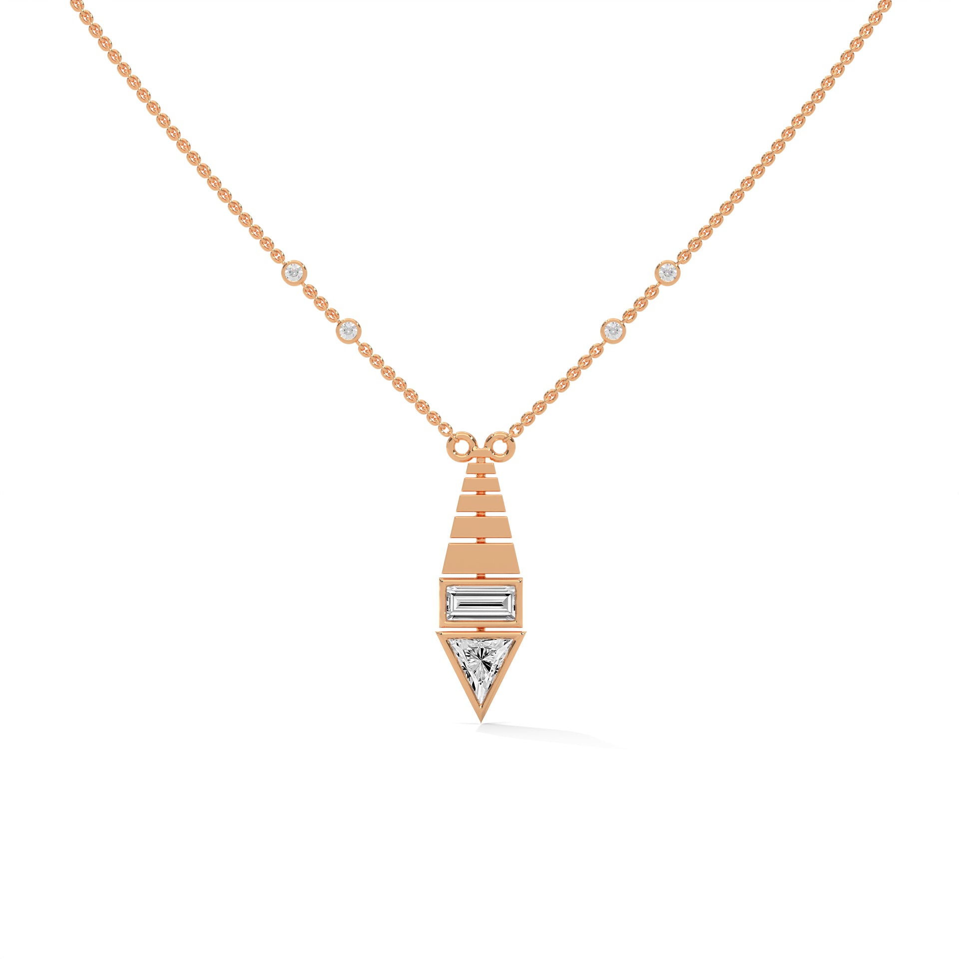tie shaped pendent